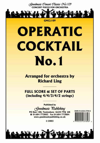 Operatic Cocktail No1 Orchestra Score And Parts