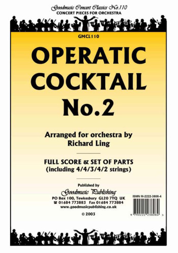 Operatic Cocktail No2 Orchestra Score And Parts