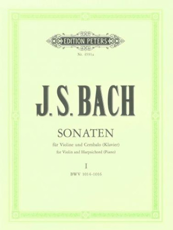 6 Sonatas Vol.1 Bwv1014-1019: Violin & Piano (Peters)