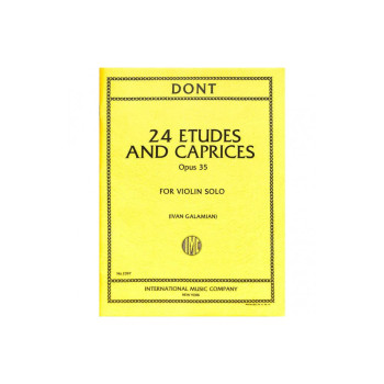 24 Etudes And Caprices Op35: Violin Solo  (International)