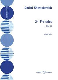 24 Preludes: Op.34: Piano (B&H)