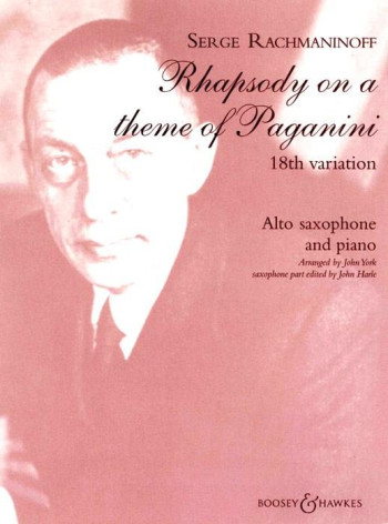 18Th Variation From Rhapsody On A Theme Of Paganini: Alto Saxophone