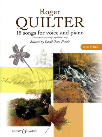 18 Songs: Low Voice and Piano