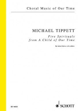 Five Spirituals From A Child Of Our Time Vocal SSAATTBB