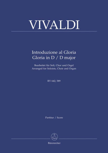 Gloria D Major: Vocal And Organ