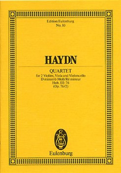 String Quartet: D minor: Op76: 2: Miniature Score