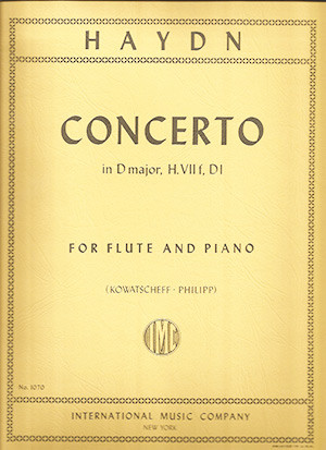 Concerto D Major: Flute & Piano (International)