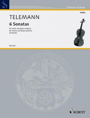 Sonatas 6: Violin And Piano (Schott)