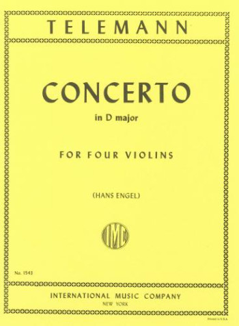 Concerto: Dmaj: 4 Violins
