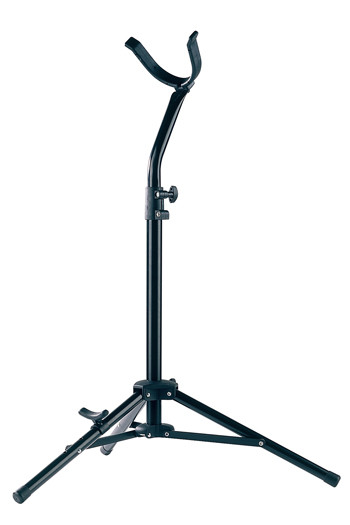 K&M 144/1 Baritone Sax Stand: Black