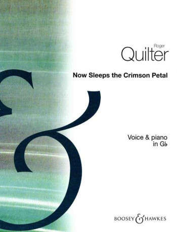 Now Sleeps The Crimson Petal: Gb: Vocal: Solo Song