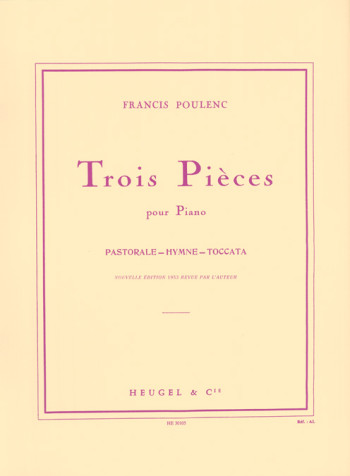 3 Pieces: Piano Solo