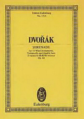Serenade: Op44: 10 Wind Instruments: Miniature Score