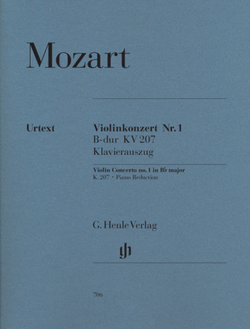 Violin Concerto No.1 Bb Major K207: Violin & Piano (Henle)