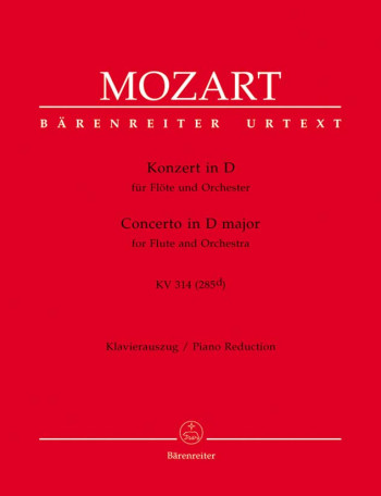 Concerto No.2 D Major K314: Flute & Piano (Barenreiter)