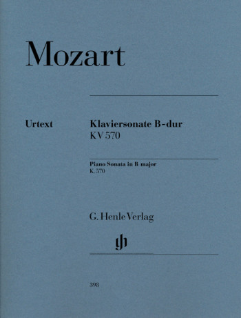 Sonata Bb Major K570: Piano (Henle)