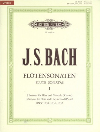 Sonatas Vol.1 Bwv1030-Bwv1032: Flute & Piano (Peters)