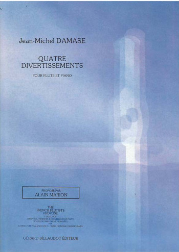 4 Divertissements: Flute & Piano (Billaudot)