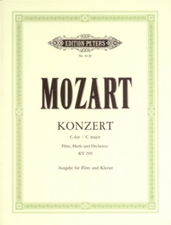 Concerto C Major K299: Flute & Piano (Peters)