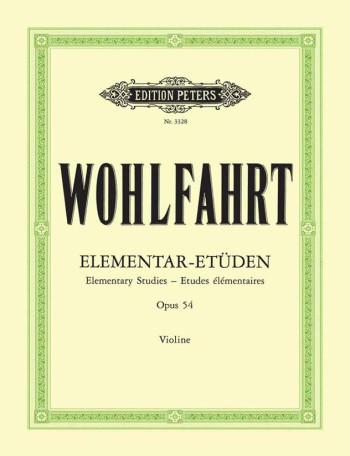 40 Studies Op.54: Violin (Peters)