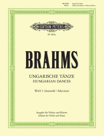Hungarian Dances: Violin & Piano (Peters)