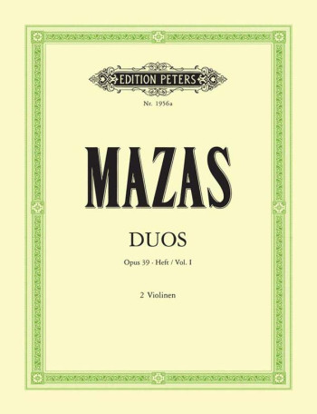 Violin Duets : Op39: Pt1: Violin