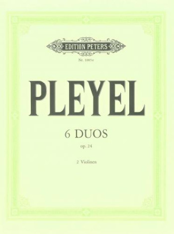 6 Duos Op.59: Violin Duet (Peters)