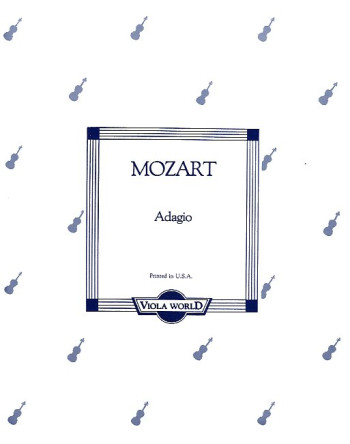 Adagio: K261: Viola and Piano