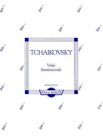 Valse Sentimentale: Viola and Piano (Viola World)