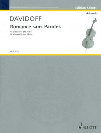 Romance Sans Paroles: Cello & Piano  (Schott)