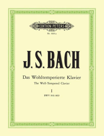 Well-Tempered Clavier Vol.1 48 Preludes & Fugues: Piano (Peters)