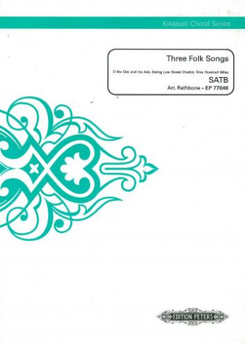 3 Folk Songs Vocal SATB