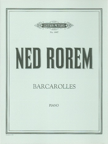 Barcarolles: Piano  (Peters)