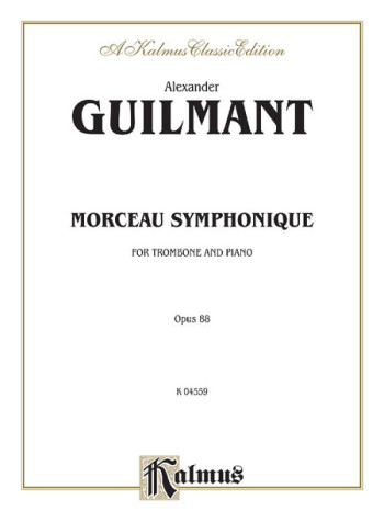 Morceau Symphonique Op.88: Trombone & Piano (Kalmus)