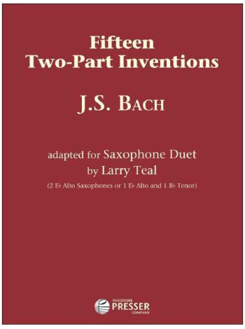 Inventions 2pt: Bwv772-bwv786: Saxophone Duet