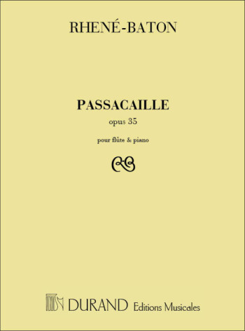 Passacaille Op.35 Flute & Piano (Durand)