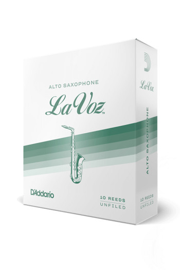 Royal La Voz Alto Saxophone Reeds Unfiled  (10 Pack)