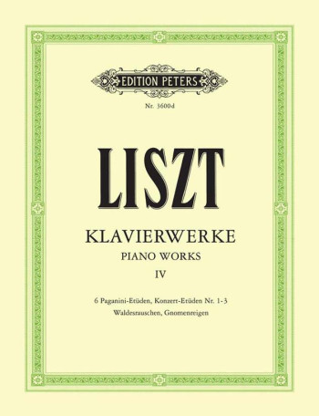 Piano Works Vol.4 Etudes (Peters)