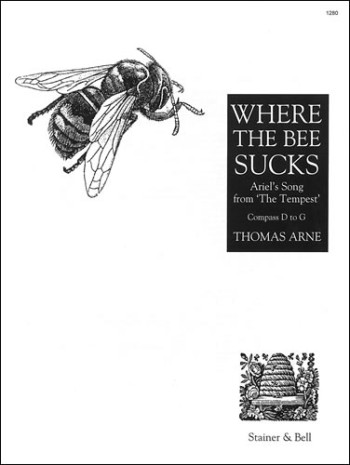 Where The Bee Sucks: G Major Voice & Piano