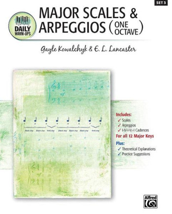 Daily Warm Ups-set 3: Major Scales and Arpeggios: Chords