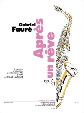 Apres Un Reve: Alto Saxophone & Piano (Leduc)