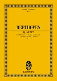 String Quartet A Minor Op.132: Miniature Score (Eulenburg)