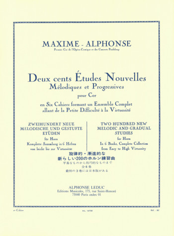 200 New Studies Book 2: French Horn  (Leduc)