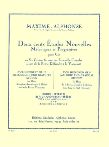 200 New Studies Book 3: French Horn  (Leduc)