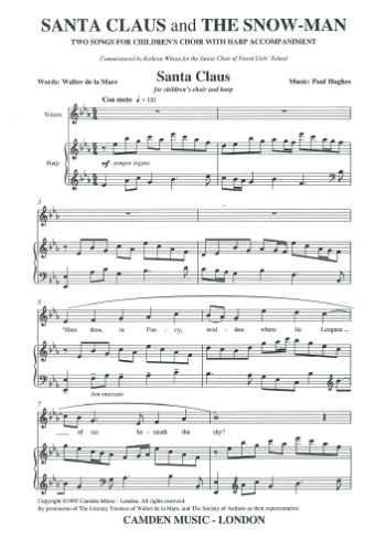 Santa Claus-the Snowman-childrens Choir(hughes)