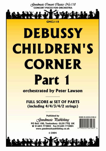 Childrens Corner Part 1: Orchestra Score & Parts (Arr Lawton)