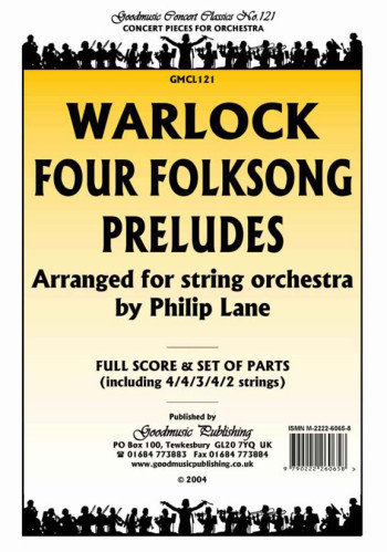 Four Folksong Prelude: String Orchestra: Scandparts (Lane)