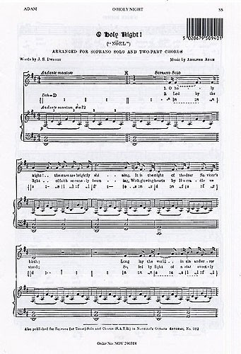 O Holy Night Ss & Organ (Novello)