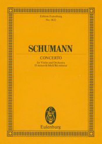 Violin Concerto: D Minor: Miniature Score