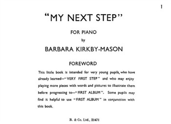 My Next Step  (Archive Copy)